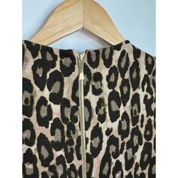 Kate spade women’s fit and flare dress leopard cheetah size 0 pockets - Picture 4 of 9